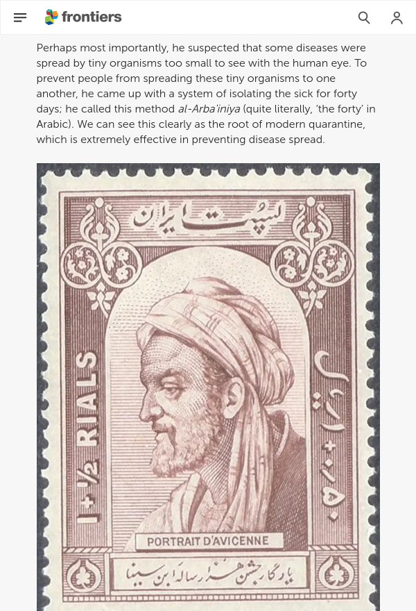 Ibn Sina – Ancient Hero of Modern Pandemics